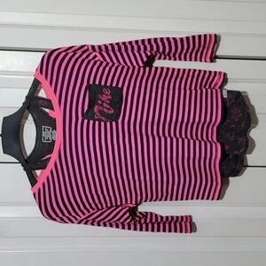 Nike casual punk tops junior girls large